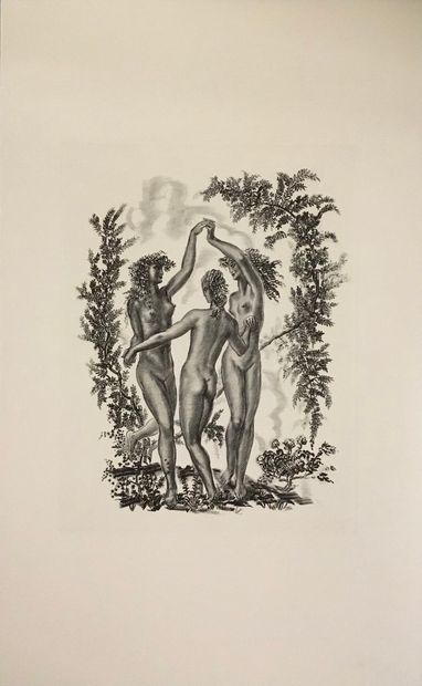 null DECARIS Albert 
Unsigned and unnumbered engraving. 
56 x 38 cm