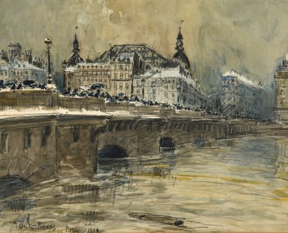 FRANK-BOGGS, 1855-1926
Le Pont-Neuf, Paris,...