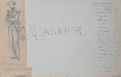 null TRAVIÉS DE VILLIERS Charles Joseph, 1804-1859 and OTHERS:
Recomposed album including...