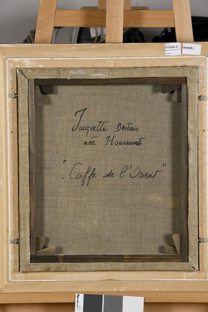 null ANONYME SECONDE MOITIÉ DU XIXe siècle
Portrait de Jacquette Destais née Houssaint,...