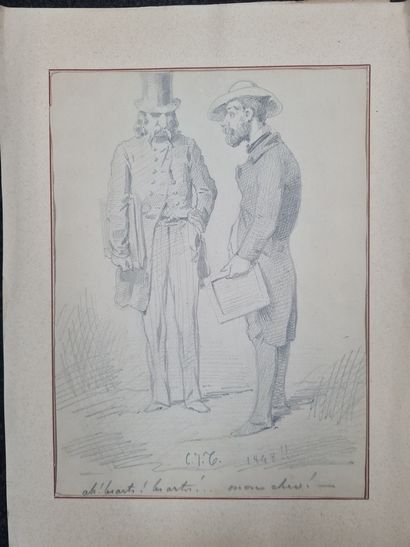 null TRAVIÉS DE VILLIERS Charles Joseph, 1804-1859 et AUTRES:
Album recomposé comprenant...