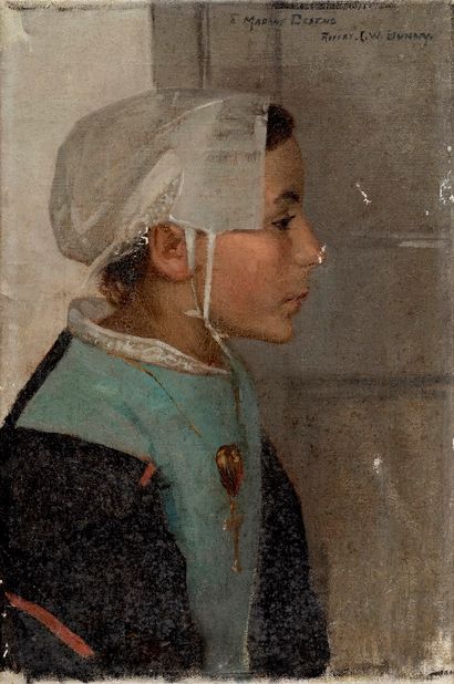 null BUNNY Rupert, 1864-1947
Portrait of Marie Destais, Le Pouldu, circa 1900
oil...