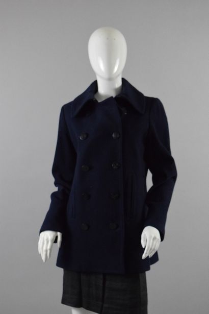 null LAUREN RALPH LAUREN

Navy blue double-breasted coat decorated with anchors and...