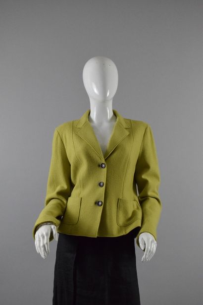 null MARELLA 

Set of three jackets, one apple green blazer style, another blue flowing...
