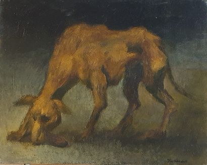 null TAILHARDAT Vincent (born in 1970)
The dog
Oil on canvas signed lower right,...
