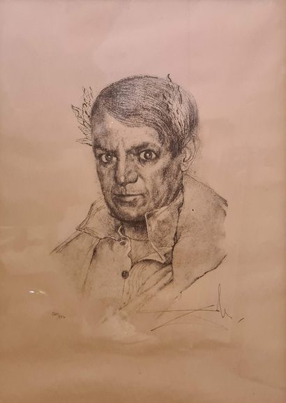 null DALI Salvador (1904-1989)
Moi aussi, j’ai connu l’Empereur (Portrait de Picasso)
lithographie...