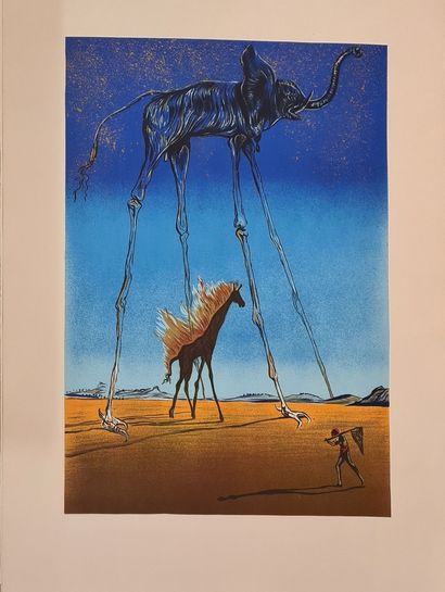null DALI Salvador, after
Elephant
Lithograph, unsigned
76 x 55.5cm.