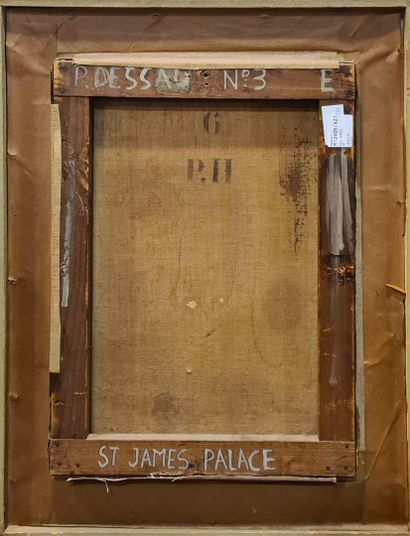 null DESSAU Paul Lucien (1909-1999)
St James Palace, n°3
Huile sur toile signée et...