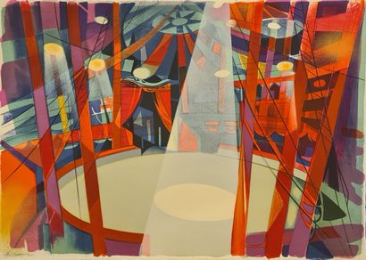 null HILAIRE Camille (1916-2004)
The circus, 1974
Five lithographs in colors, each...
