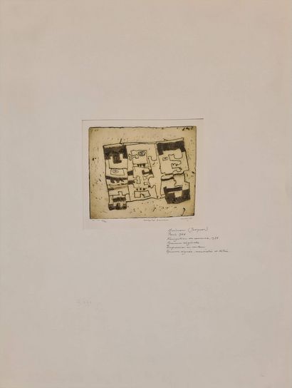 null SOISSON Jacques (1928-2012)
navigation de conserve, 1978
Etching signed and...
