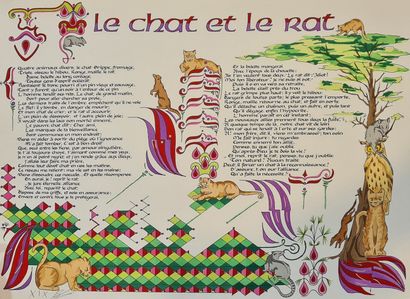 null ECOLE MODERNE
Fables de la Fontaine : les deux rats, le Renard et l'Oeuf - La...