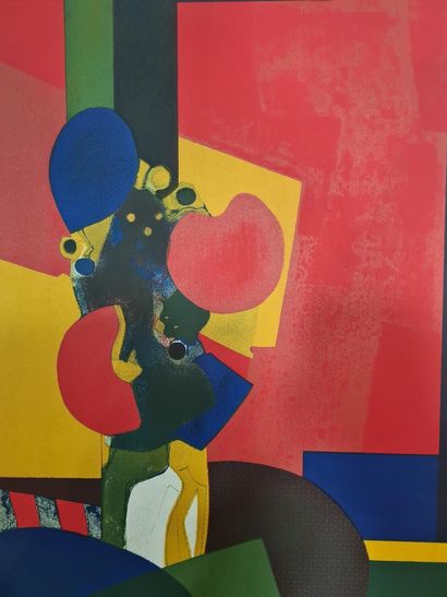 null MINAUX André (1923-1986)
Composition with a woman - composition with a bouquet...