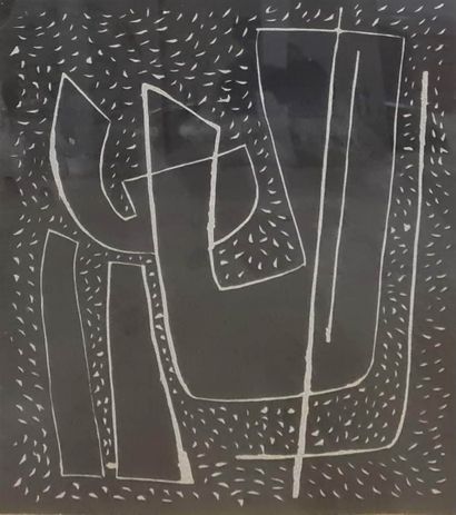 null MAGNELLI Alberto (1888-1971)
Composition, 1969
linocut, special EA on the lower...