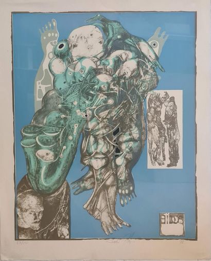 null JARKI Youri Jarkikh (born in 1938)
Composition, 1992
Lithograph signed and dated...