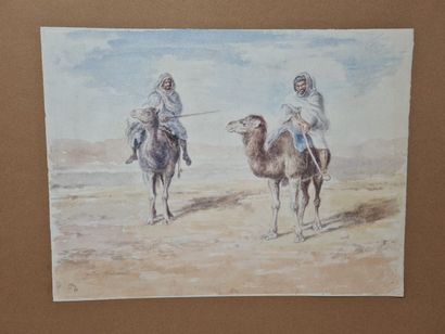 null RABANNES Jules (1869-?)
The camel driver - the children - the game - landscape...