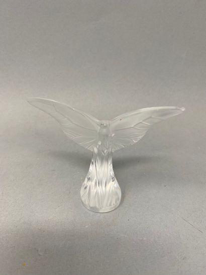 LALIQUE FRANCE, glass butterfly 
Signed under...