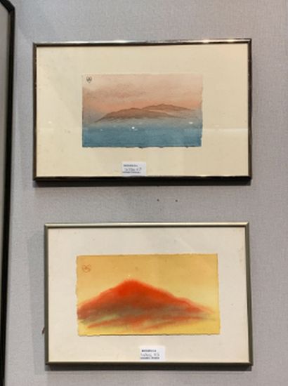 null - Lieve SAILLART (1966)
The mountain
Watercolor on paper, monogrammed in the...