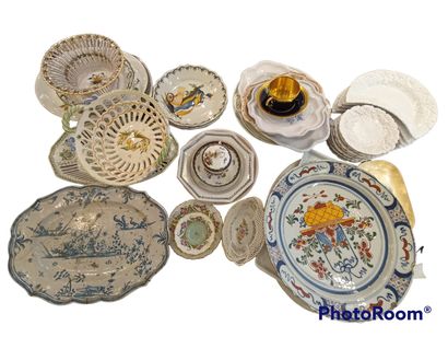 Nice set of various dishes and plates in...