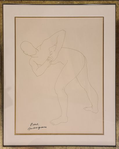 null AMBROGIANI Pierre (1907-1985)
Dancing Nude - Torero 
Two felt-tip pens on paper,...