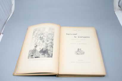 null Lot d'ouvrages illustrés :

MAY Karl, Surcouf le Corsaire, illustrations de...