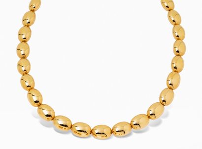 null CHAUMET

Necklace in 18K (750) gold, Magellan model, articulated with curved...