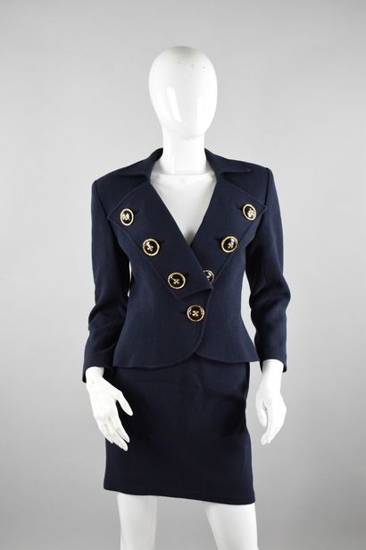 null CHRISTIAN LACROIX 
Circa 1980

Set composed of a jacket with very important...