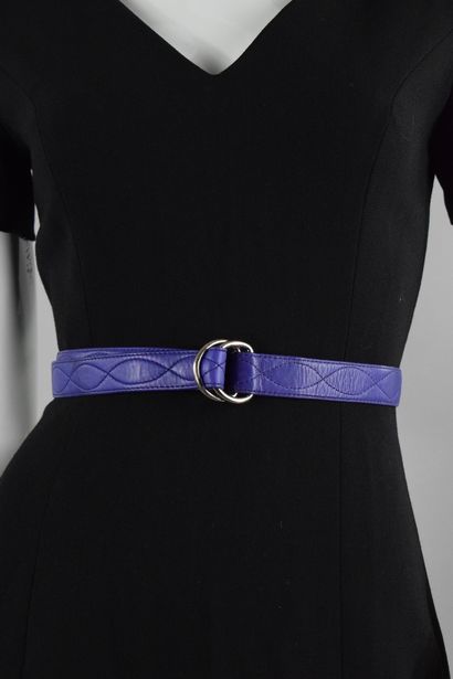 null SAINT LAURENT Left Bank
Circa late 1970

Adjustable belt with two buckles in...