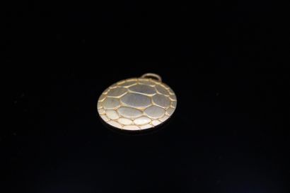 null ZOLOTAS

Silver (925) gilt pendant, year 2013, with a turtle shell design.
Signed....