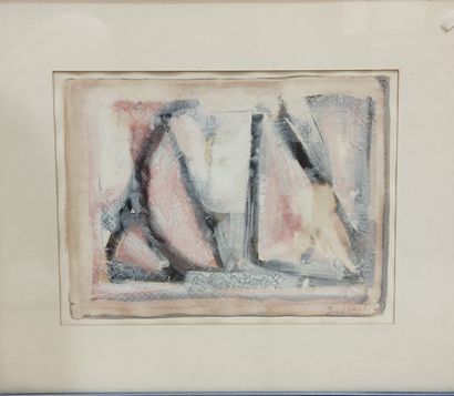 null DUSSART Ghislain (1924-1996)
Composition
Mixed media on paper signed lower right
17...