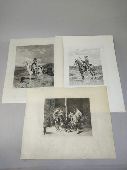 MEISSONIER, after
engravings and various...