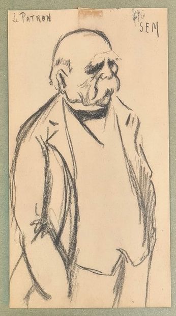SEM, 1863-1934
Le patron, Georges Clémenceau
crayon...