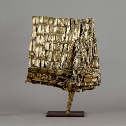 null CÉSAR, 1921-1988
A few corner pieces, 1957/1973
bronze with nuanced golden patina,...