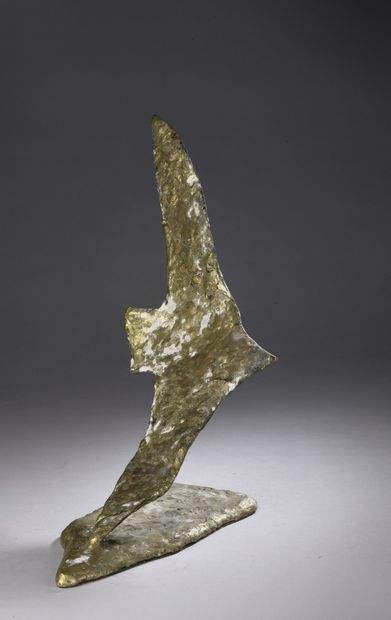 MANOLI, 1927-2001
Planeur
sculpture en laiton...