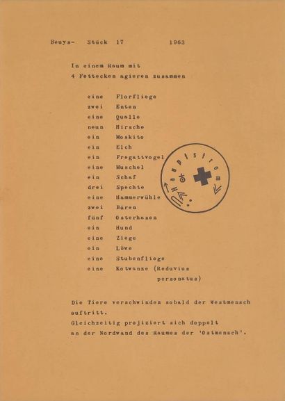 null COLLECTIF Joseph BEUYS, KP Brehmer, Buthe...
Marksgrafik, 1972
10 oeuvres graphiques...