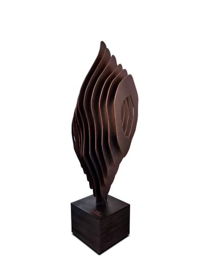 null SEBBAN Arno, 20th century
PAOOM, 2022
painted steel, copper and black graphite,...