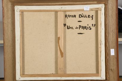 null DILLEY Ramon, né en 1932
Une de Paris, 75
huile sur carton mince marouflé sur...