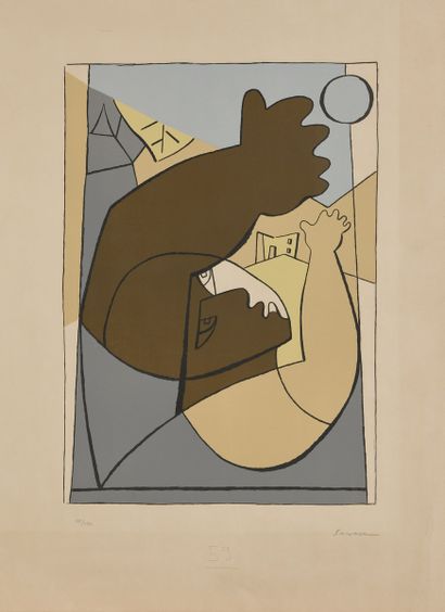 null SURVAGE Léopold, 1879-1968
The ball player, 1927
serigraph in colors, n°82/120...