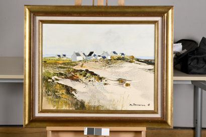 null JOUENNE Michel, 1933-2021
The bay of Audierne
oil on canvas
signed lower right,...