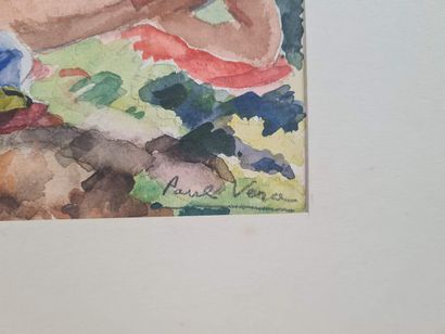 null VERA Paul, 1882-1957
Bathers
watercolor
signed lower right
23 x 32 cm