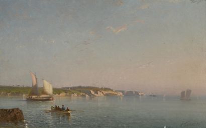 GENESTE Jules, 1826-1889
Pointe de Vallières,...