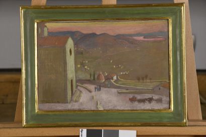 null DENIS Maurice, 1870-1943
View of Cortona, 2nd version, 1898
oil on cardboard
signed,...