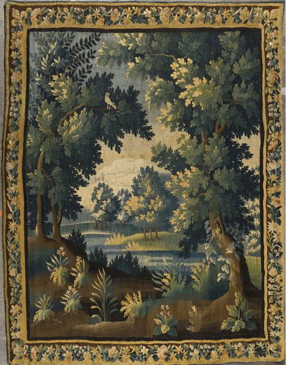 null Tapestry "greenery
Aubusson, 18th century (reduced in size)
243 x 195 cm