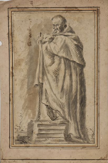 null FRENCH SCHOOL Second half of the 17th century

Figure of a religious leaning...