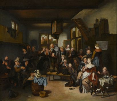 null VALCK Hendrick de						
Leewarden 1674 - id ; 1709

Danse villageoise autour...