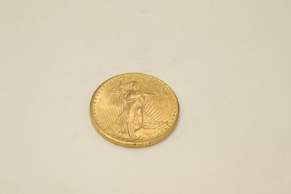 null ETATS-UNIS
20 dollars or "Saint Gaudens" 1924
Poids : 33.40 g