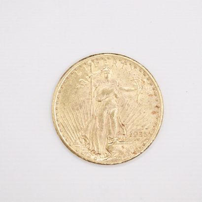 null Gold coin of 20 dollars "Saint Gaudens - Double Eagle" (1925).
Weight : 33.6...