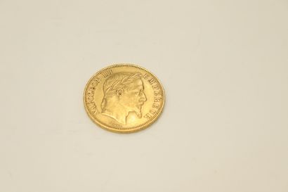 null Coin 50 francs napoleon III head (1865 BB)