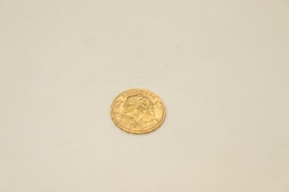 null Gold coin of 20 Swiss francs Helvetia (1930, B)

Weight : 6.45 g - TTB.