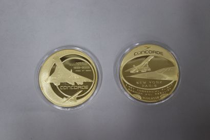 null CONCORDE
Deux médailles relatives au derniers vols du supersonique :
- ultime...