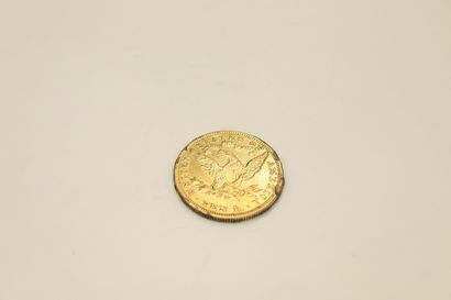 null Gold coin of 10 Dollars Liberty Head (1907).

Weight :16.5 g.